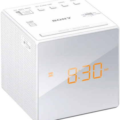 Rádio Relógio Despertador ICF-C1 (Branco) - SONY