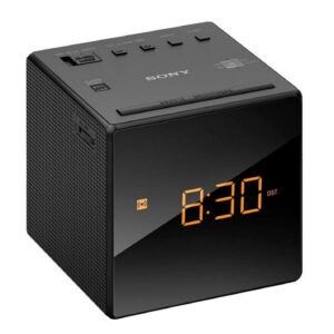 Rádio/Relógio Despertador 0.1W AM/FM (Preto) - SONY