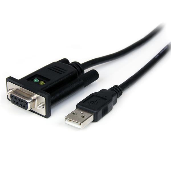 Cabo Adaptador USB 2.0 A Macho - DB-9 Fêmea (1,7 mts) - STARTECH