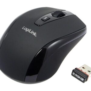 Rato Wireless ?tico ID0031 800DPI (Preto) - LOGILINK