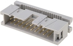 Ficha IDC 20 Pinos (2x10) Macho p/ Flat-cable