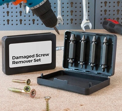 Pack 4x Brocas p/ Extrair Parafusos Danificados - INNOVAGOODS