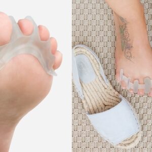 Pack 2x Separador de Dedos dos P?s em Silicone p/ Relaxamento - INNOVAGOODS
