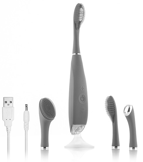 Escova de Dentes/Face Eléctrica Multiusos Sónica (a Bateria) - INNOVAGOODS
