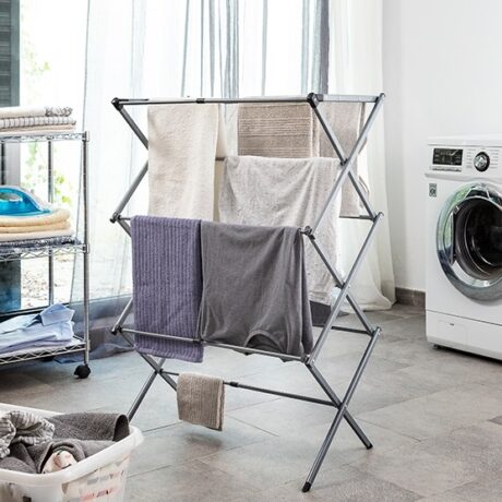 Estendal de Metal Dobrável e Extensível Cloxy - INNOVAGOODS