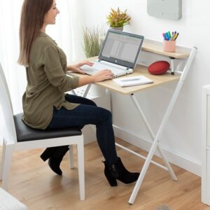 Secret?ria Dobr?vel/Rebat?vel c/ Prateleira Tablezy - INNOVAGOODS