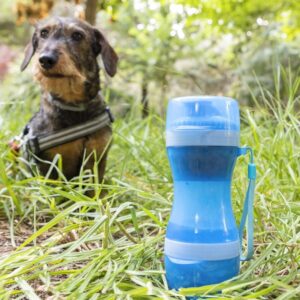 Garrafa c/ Dep?sito de ?gua e Comida p/ Animais de Estima??o 2 em 1 Pettap - INNOVAGOODS