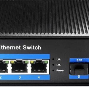 Switch de Rede 4 Portas Gigabit + 2 Portas SFP IG1004S2P (Preto) - CUDY