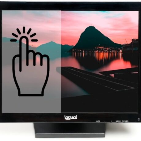 Monitor Tátil TFT LCD 15 MTL15C XGA (Preto) - IGGUAL