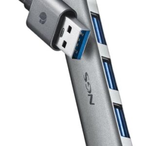 Hub USB 4-EM-1 (4x USB-A) - NGS