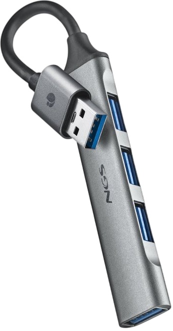 Hub USB 4-EM-1 (4x USB-A) - NGS
