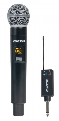 Microfone UHF s/ Fios - FONESTAR