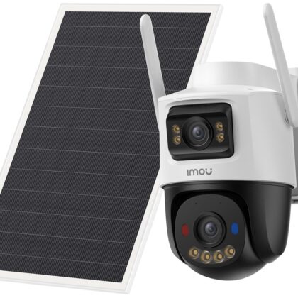 Câmara Vigilância AOV Dual 5MP + 5MP 3.6mm Wi-Fi / 4G+SIM + Painel Solar 8W - IMOU