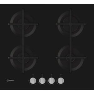 Placa a G?s ING 61T BK 4 Bocas (Preto) - INDESIT