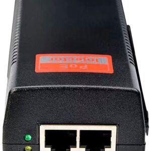Injector Corrente PoE RJ45 10/100/1000 Mbps 90W (Preto)