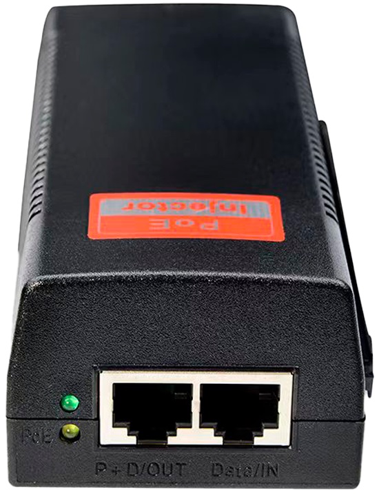 Injector Corrente PoE RJ45 10/100/1000 Mbps 90W (Preto)