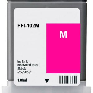 Tinteiro Compatível CANON PFI102 (0897B001) - Magenta
