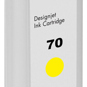 Hp 70 Amarelo Tinteiro De Tinta Pigmentada Compatível C9454A