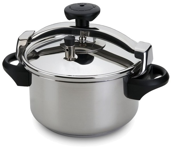 Panela de Pressão c/ Asas 6L (Aço Inoxidável) - SILAMPOS