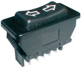 Interruptor p/ Elevador Vidros Autom. (ON)-OFF-(ON) 12V 20A