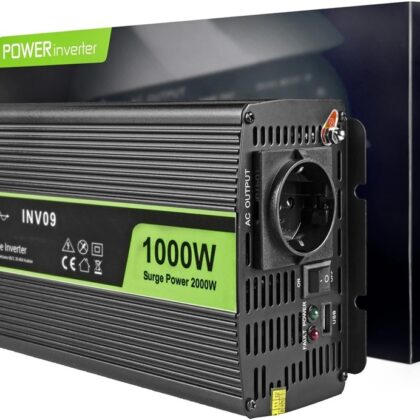Conversor ONDA PURA 12VDC - 220V 1000W c/ USB - GREEN CELL