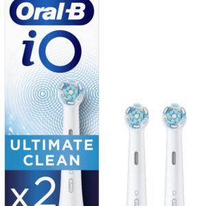 Pack 2x Recargas iO Ultimate Clean 80335621 p/ Escova de Dentes (Branco) - ORAL-B