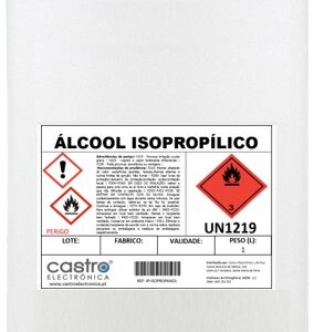 Álcool Isopropílico (Isopropanol) p/ Limpeza - 1 Litro