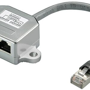 Distribuidor / Splitter Duplo RJ45 - GOOBAY