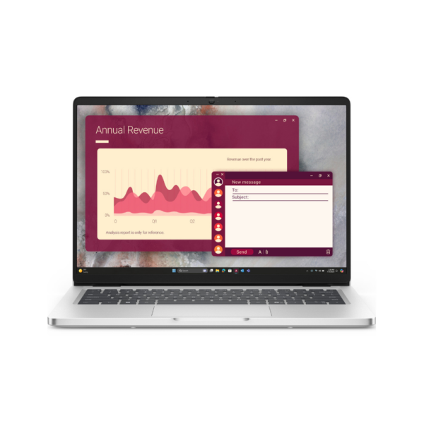 Portátil Dell Pro 14 PC14250 14" Ips FullHd Plus Intel Core Ultra 7 - 255U Intel Graphics 16Gb 512Gb Gigabit Ethernet Wi-Fi 6E Win 11 Pro