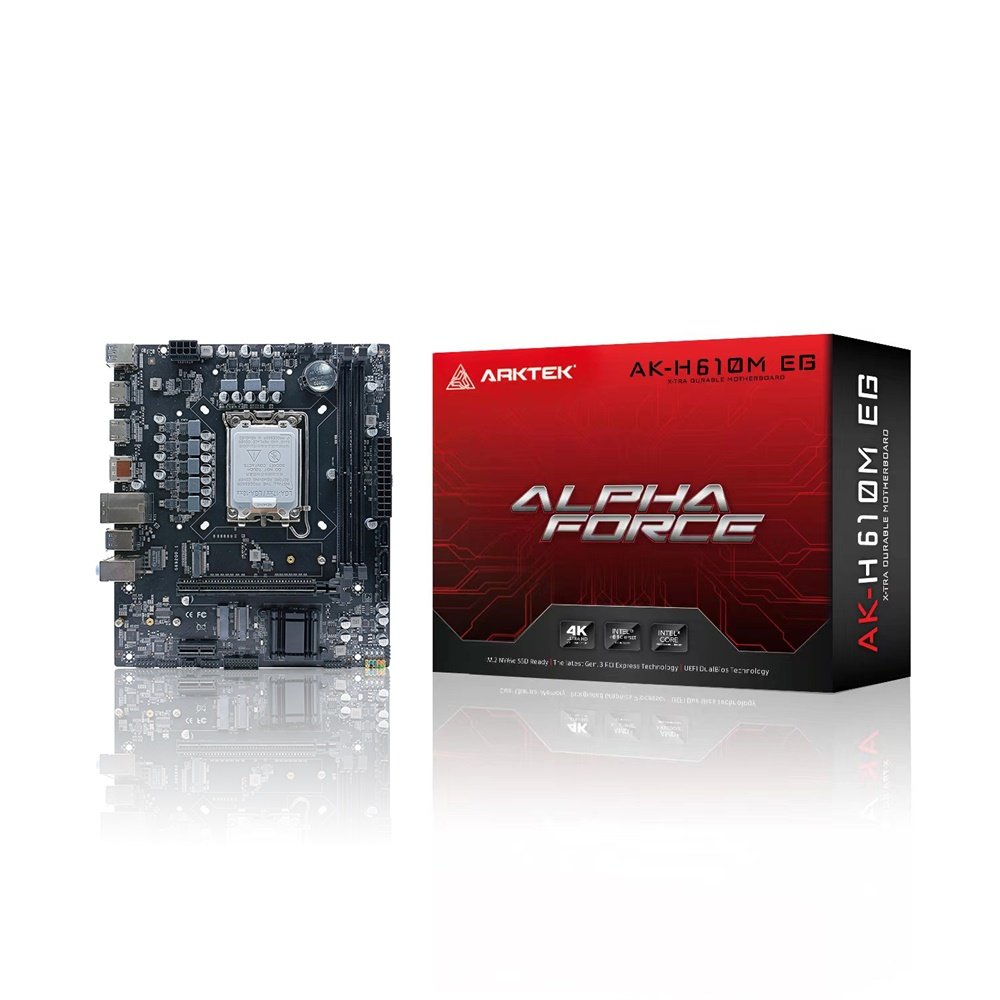 Motherboard Arktek H610M EG VS Socket 1700 2xDDR4 PCIe Micro ATX