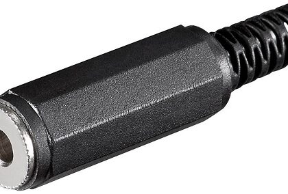 Ficha Jack 2,5 mm Femea Mono