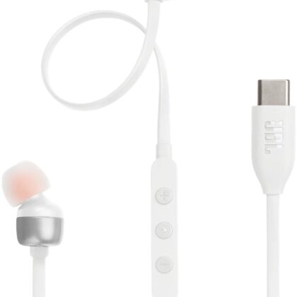 Auriculares Tune 310C USB-C c/ Microfone (Branco) - JBL