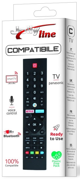 Comando Compatível c/ TVs LCD PANASONIC - JollyLine