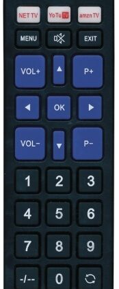 Comando Universal EASY READY 5 p/ TVs LCD SAMSUNG, LG, SONY, PHILIPS e PANASONIC - Jolly Line