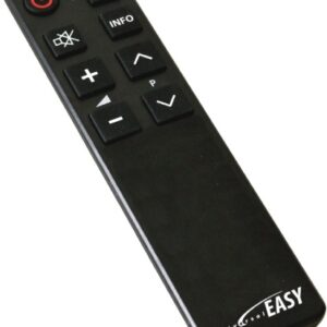 Comando Universal EASY c/ Bot?es Essenciais (POWER, AV, MUTE, INFO, VOL+/- e CH+/-) - Jolly Line