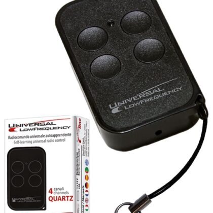 Comando Garagem 4 Canais QUARTZ Multi-Frequência Ajustável (27...40,685Mhz) - JollyLine