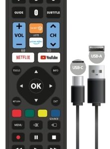 Comando Programável MADE FOR YOU 2:1 USB-C c/ Cabo (DUAL SYSTEM PROGRAMMING) - Jolly Line