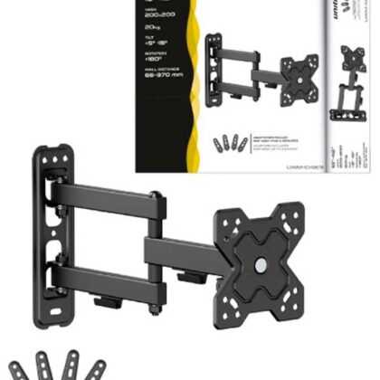 Suporte TV/LCD/LED/PLASMA 10~42 20Kg VESA 200x200 (2 Braços) - UNITRONIC
