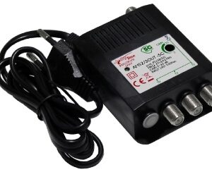 Amplificador Interior 3 Sa?das UHF + VHF 20dB c/ Filtro 5G - JollyLine