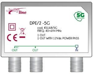 Spliter Repartidor 1 Entrada / 2 Saídas (40~694Mhz) - Jolly Line