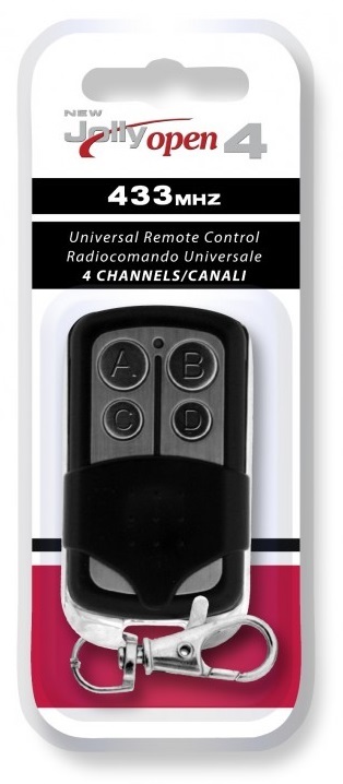 Comando Garagem 4 Canais 433,92Mhz - JollyLine