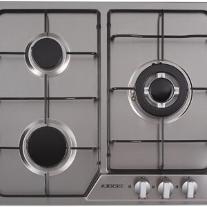 Placa 3 Bocas a G?s 580x500mm (Inox) - JOCEL