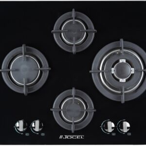 Placa 4 Bocas a G?s 640x540mm (Preto) - JOCEL
