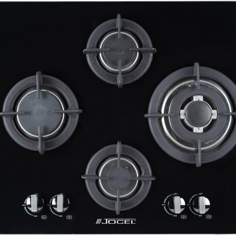 Placa 4 Bocas a Gás 640x540mm (Preto) - JOCEL