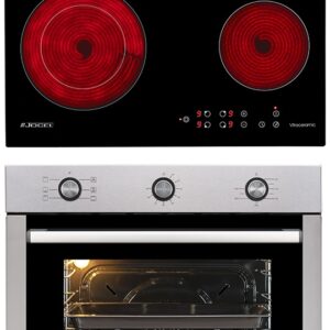 Pack Forno Elétrico 76L (Inox) + Placa Vitroceramica 4 Zonas - JOCEL