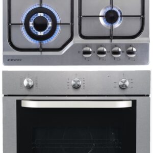Pack Forno El?trico 70L + Placa a G?s 4 Zonas (Preto) - JOCEL