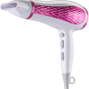 Secador de Cabelo 2200W (Branco/Rosa) - JOCEL