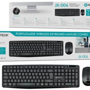 Pack s/ Fios Teclado PT + Rato - NOVOTECK