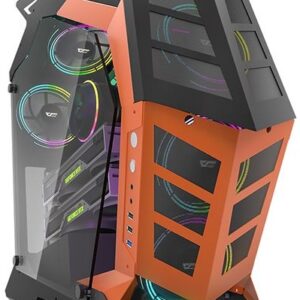 Caixa ATX K1 (Preto/Laranja) - DARKFLASH