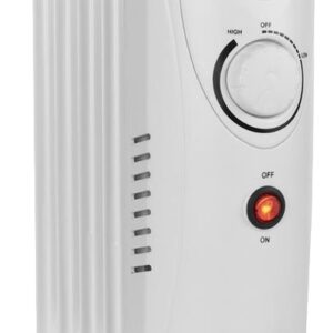 Radiador de Óleo 500W 5 Elementos (Branco) - TRISTAR